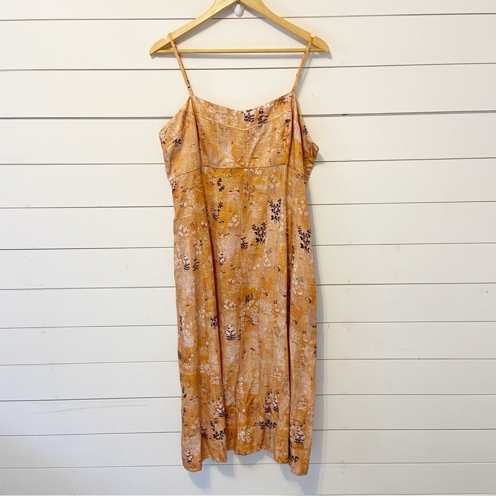Peruvian Connection | Lyocell Midi Sleeveless Summer Dress Size 16